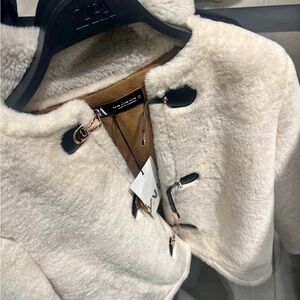 Zara Ivory Toggle Jacket